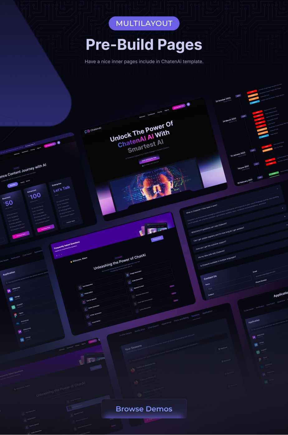 ChatenAi – Django - AI SaaS Website + Dashboard UI Kit - 7